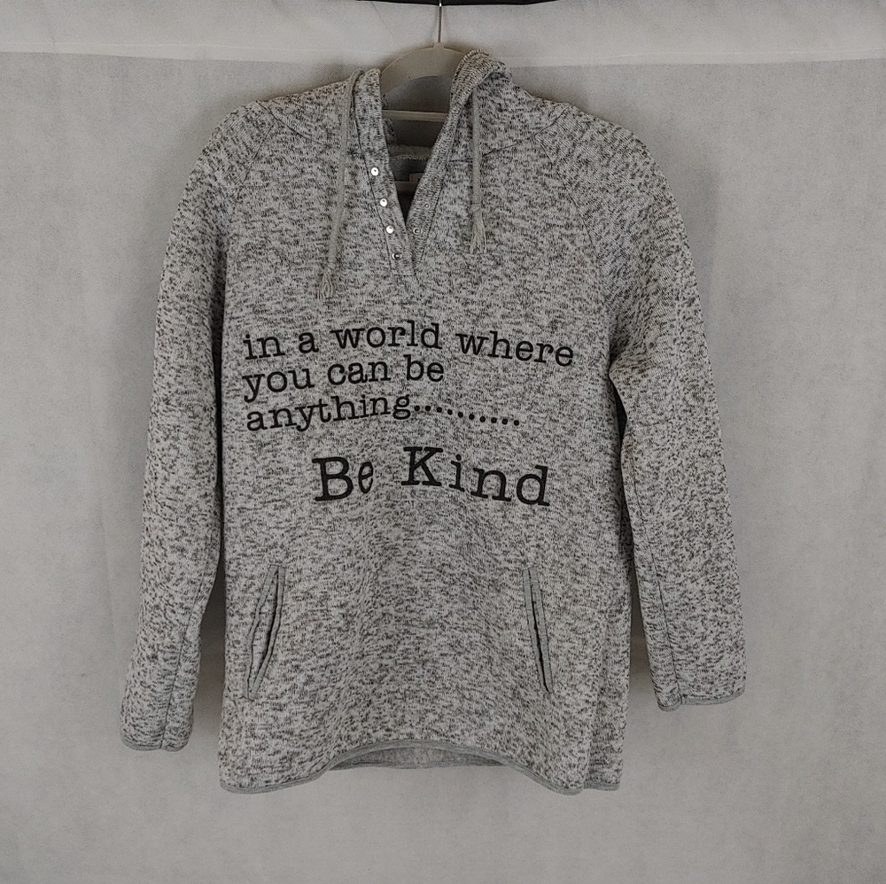 Miss Look Flannel Top Hoodie XL